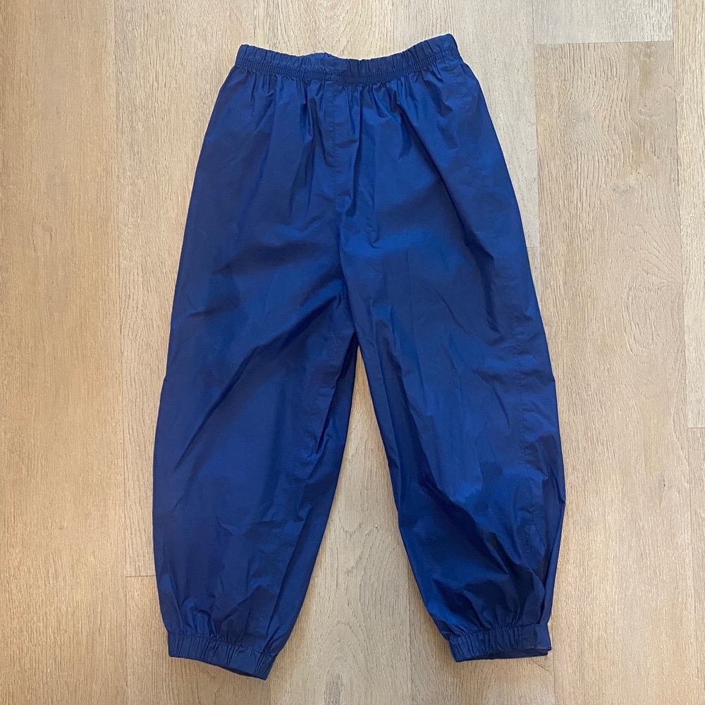 Kids Blue Rain Pants